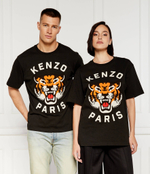 Футболка LUCKY TIGER Kenzo - черный(FE68TS0084SI)