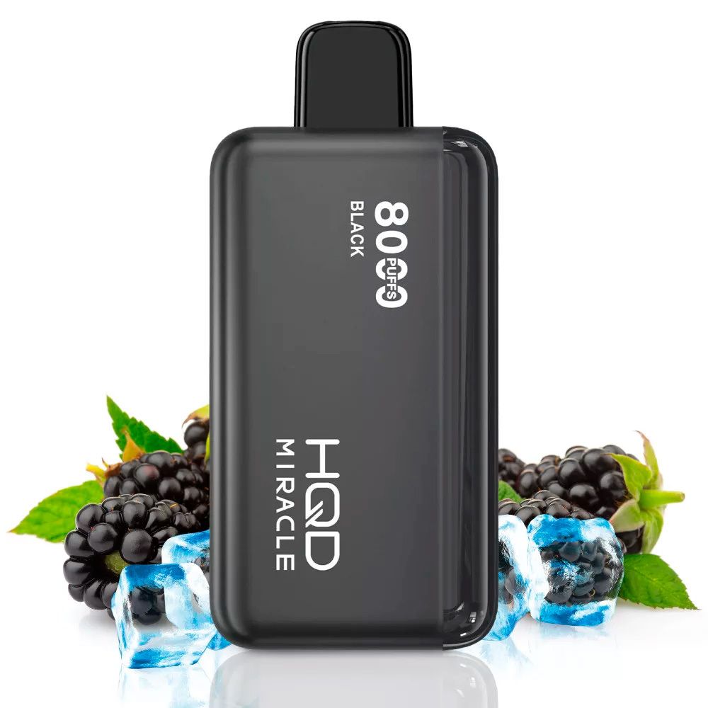 HQD MIRACLE 8000 - Black Ice (5% nic)