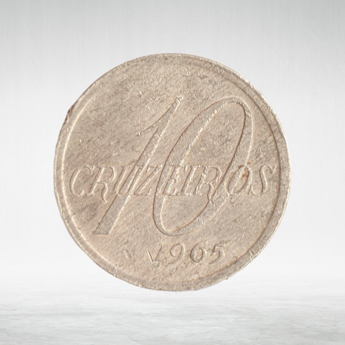 Brasil, 10 Cruzeiros, 1965, VF