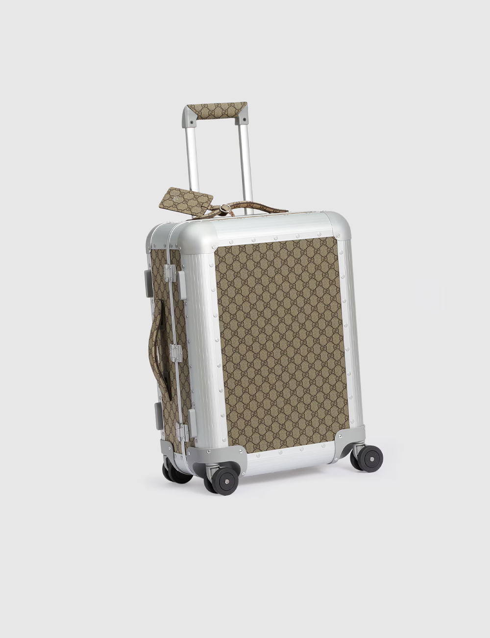 Чемодан Gucci Porter Cabin Plus Trolley "Beige and Dark Brown Supreme"