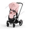 Прогулочная коляска Cybex Priam IV Peach Pink шасси Chrome Black