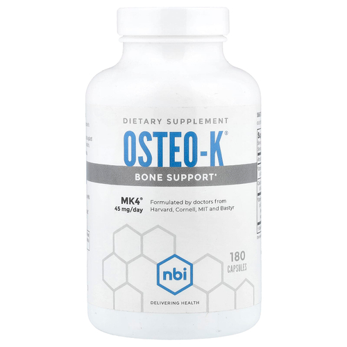 NBI, Osteo-K®, 180 капсул
