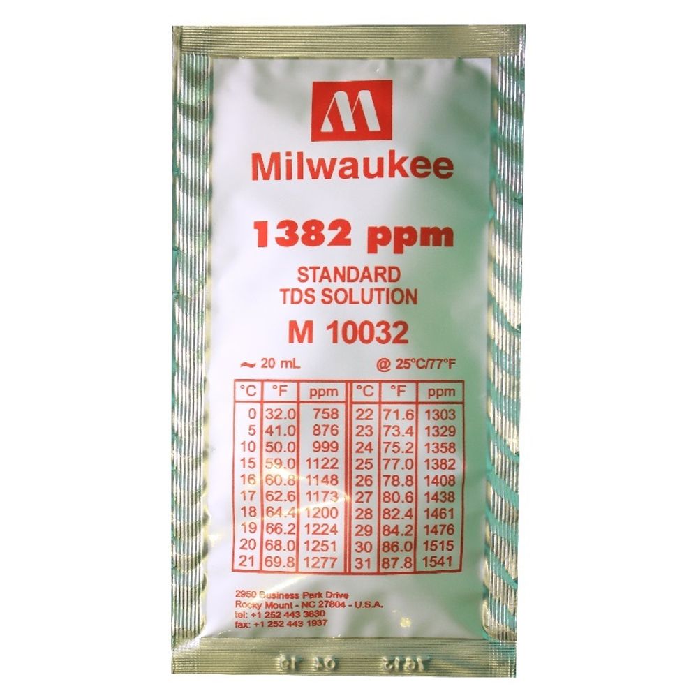 Калибровочный раствор TDS 1382 ppm Milwaukee 20мл