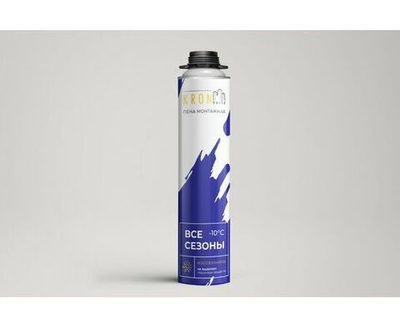 Пена монтажная Kronbuild профессиональная, всесезонная, FAS65 850гр