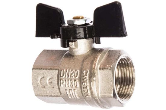 Кран шаровый 3/4" г/г ручка лат.