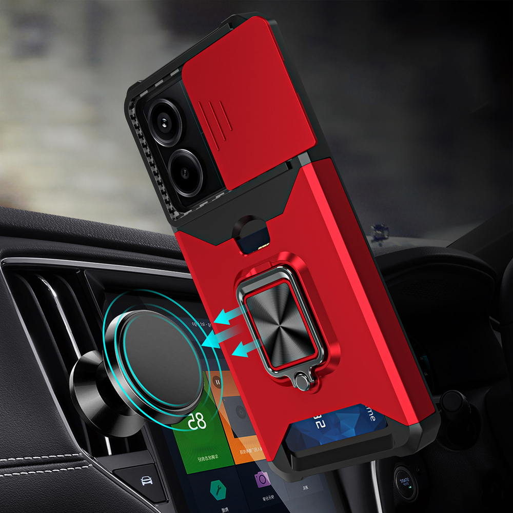 Противоударный чехол Сard Reader Case для Poco X6