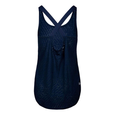 Женская теннисная майка BIDI BADU Afua Tech Burnout Tank Top Women - Dark Blue