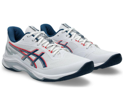 Мужские кроссовки для бадминтона/сквоша Asics Netburner Мячistic FF 4 - white/mako blue