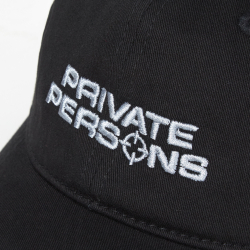 PP LOGO CAP — GREY/BLACK (COTTON)
