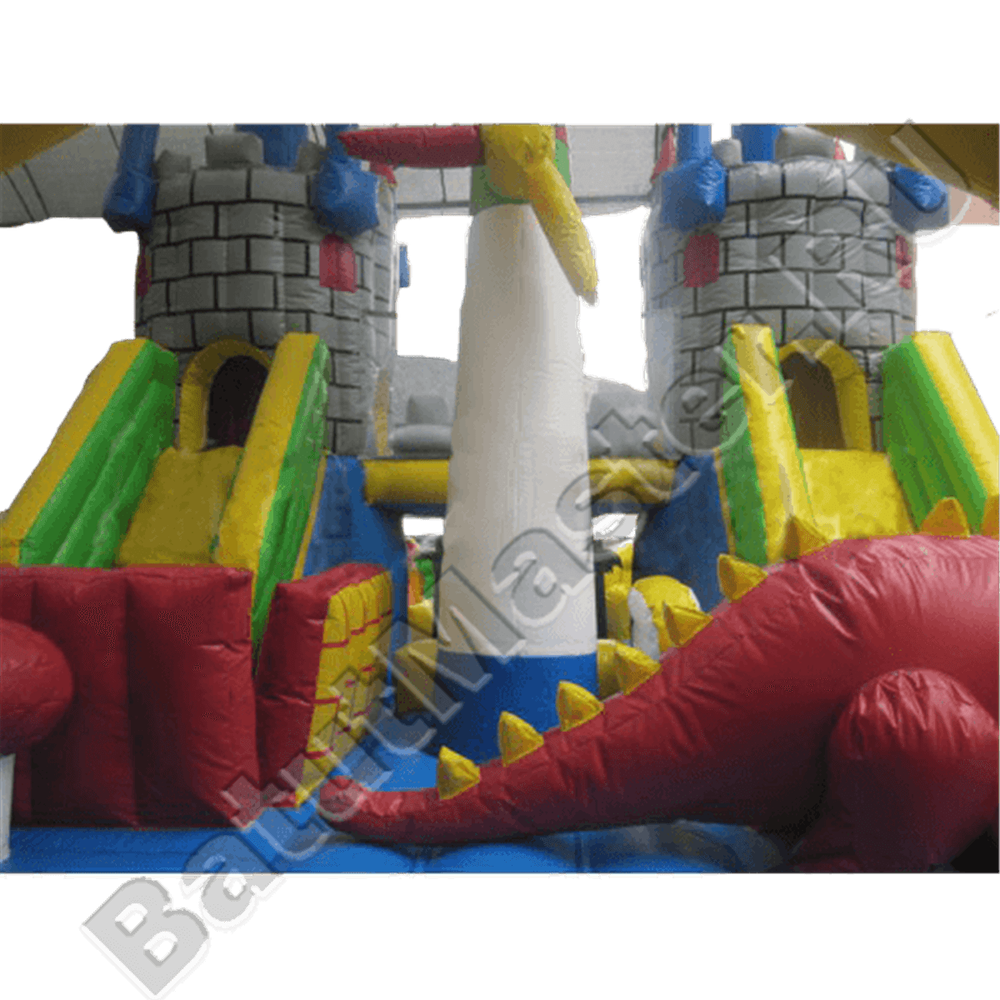 Большой надувной батут "Средневековье" 15*15*5 м