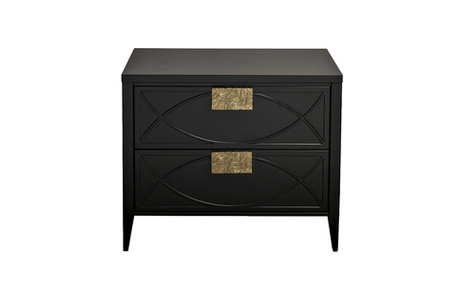 Тумба прикроватная Garda Decor 151SV-00008 черная