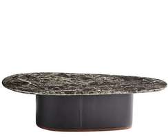 Журнальный столик JK, 120х80х32 см, черный мрамор