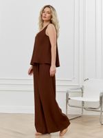 Блузка-топ женская Ясмина-2 Виотекс КОРИЧНЕВЫЙ