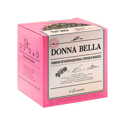 Фиточай Donna Bella, 40 г (20 пирамидок по 2 г)