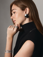 Серьги Aura silver