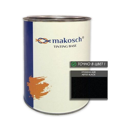Автоэмаль makosch/HYUNDAI A2B, Базовая эмаль, чёрный, перламутр, 800мл.