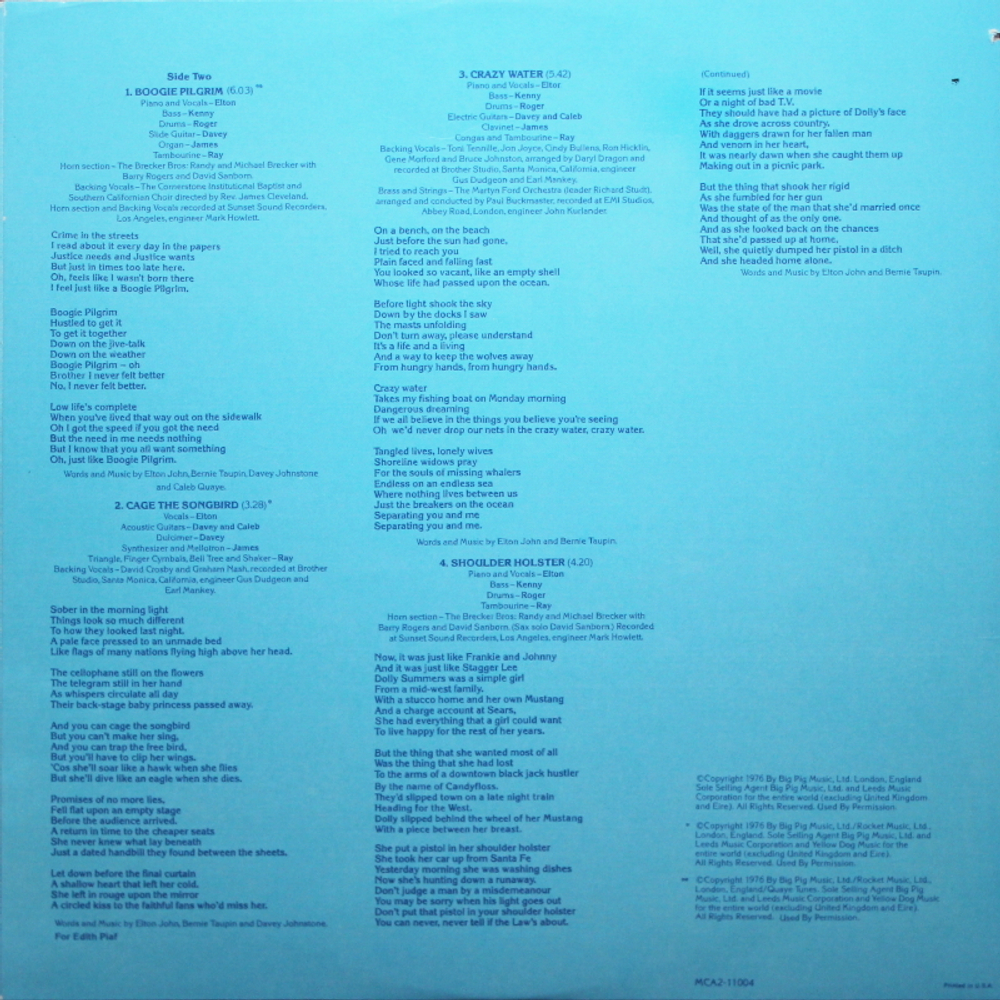 Elton John / Blue Moves (2LP)