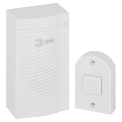 Звонок дверной ЭРА D50 проводной, белый, 1 мелодия | Электрозвонки проводные