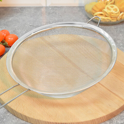 Сито 220мм нерж с металлической ручкой