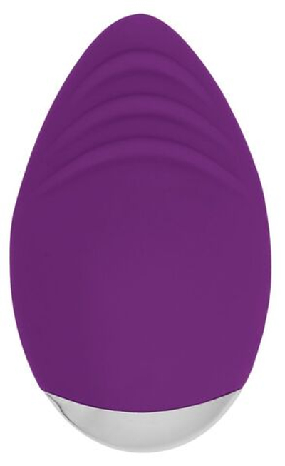 Фиолетовый клиторальный стимулятор Nanci - 10,5 см. (Цвет: фиолетовый)