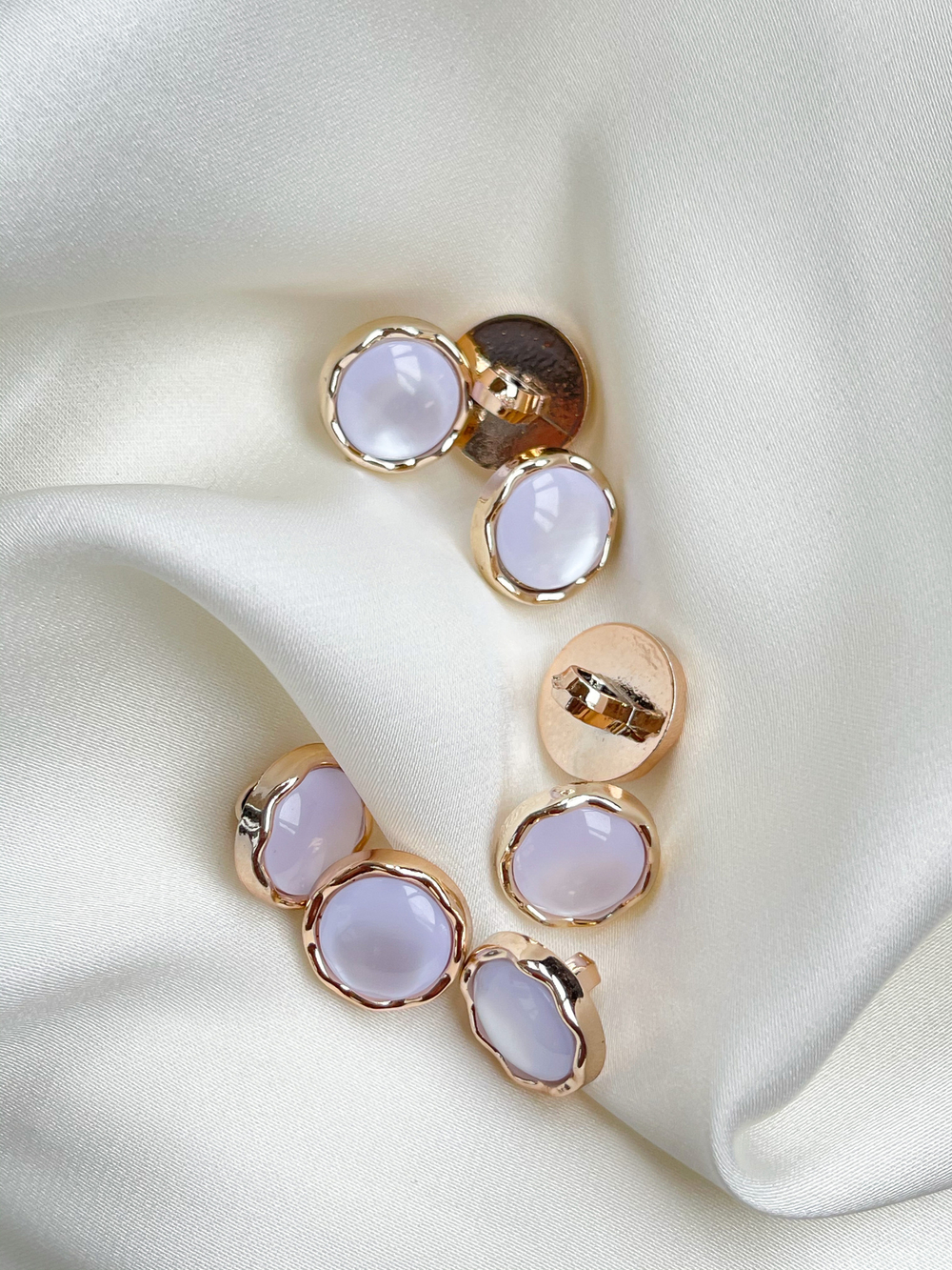 Пуговицы Золото Луна Пластик