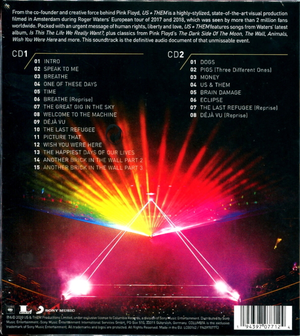 Roger Waters / Us + Them (2CD)