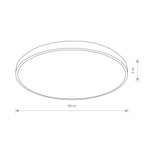 Потолочный cветильник Nowodvorski Agnes Round Led Pro Black 10973