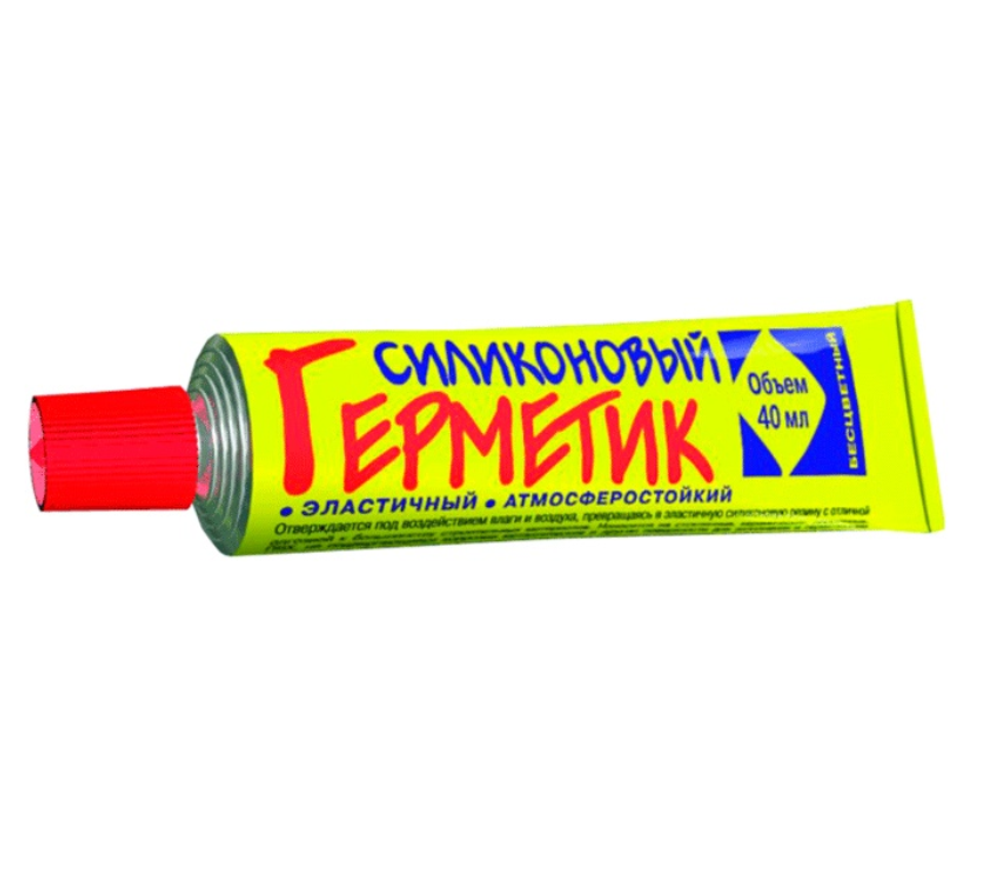 Герметик силиконовый Новбытхим, белый (0,04 л) 201591