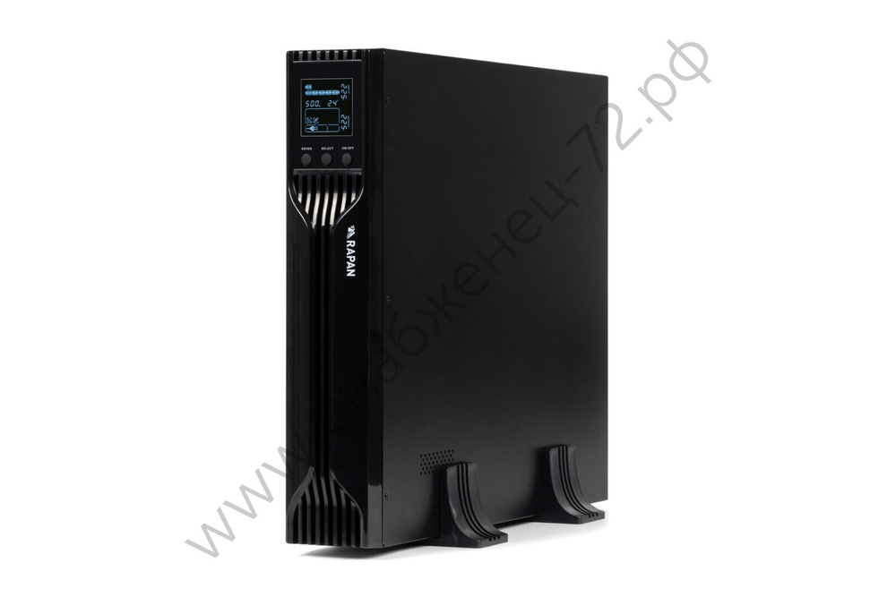 RAPAN-UPS 3000-RACK-IN-4X9-E ИБП 2100 Вт, Line-interactive, синус, встроенные АКБ 6 шт.x 9Ah