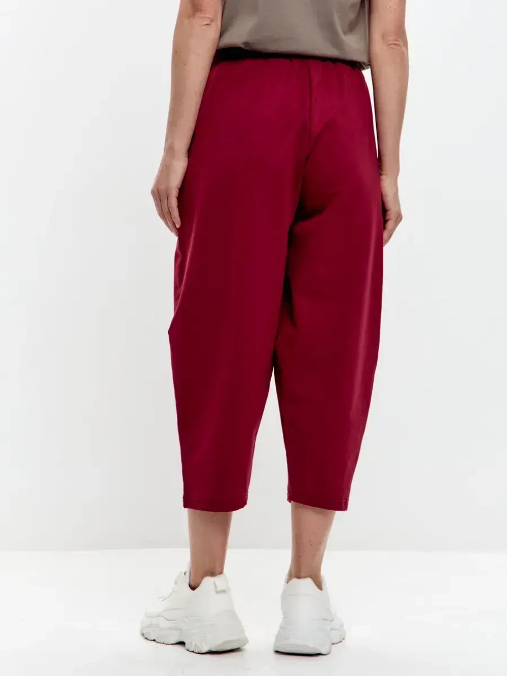 Штаны бананы оверсайз винный