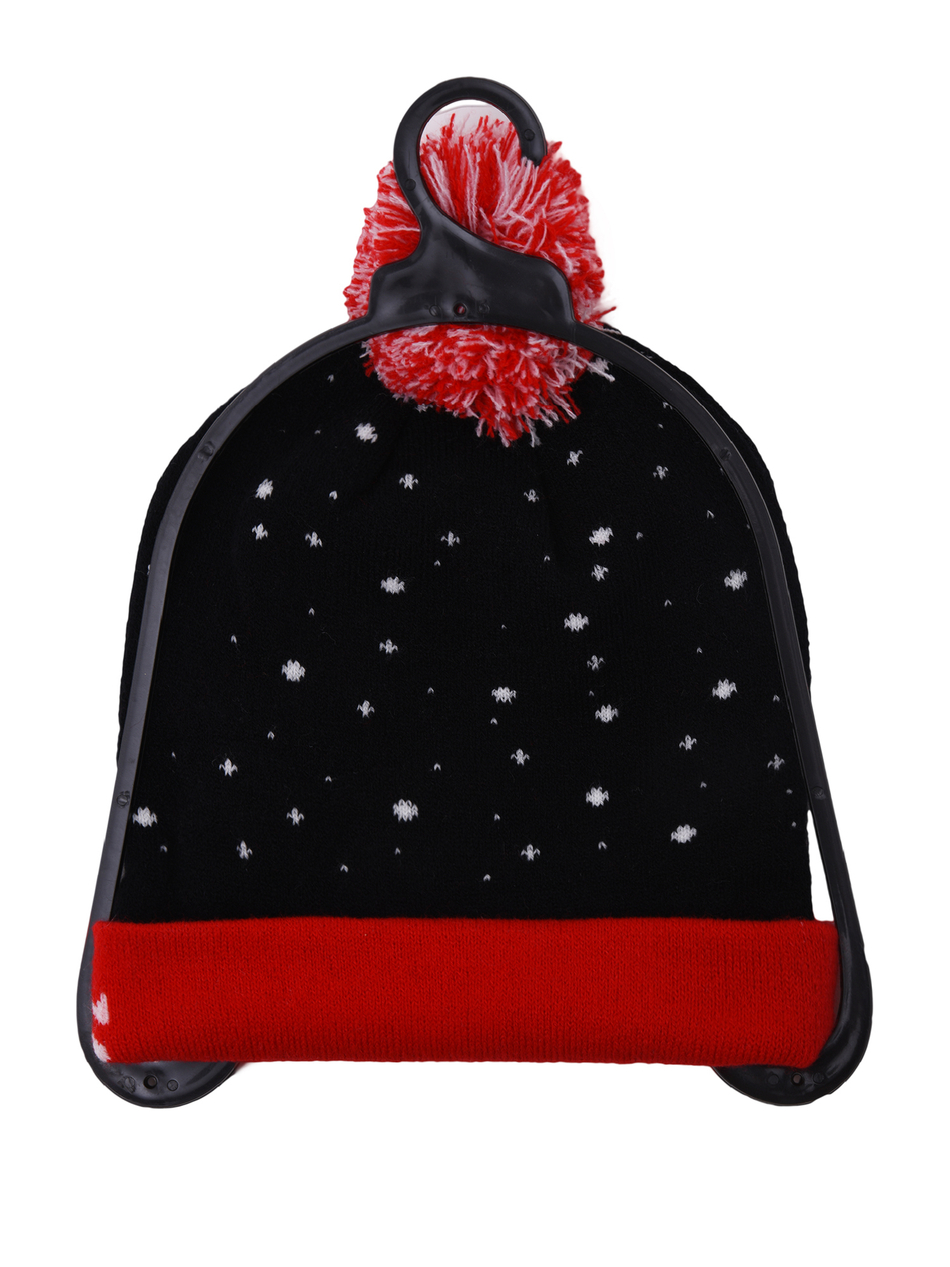 Шапка новогодняя со светодиодными лампочками.