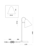 Настольный светильник Freya FR8001TL-01WG