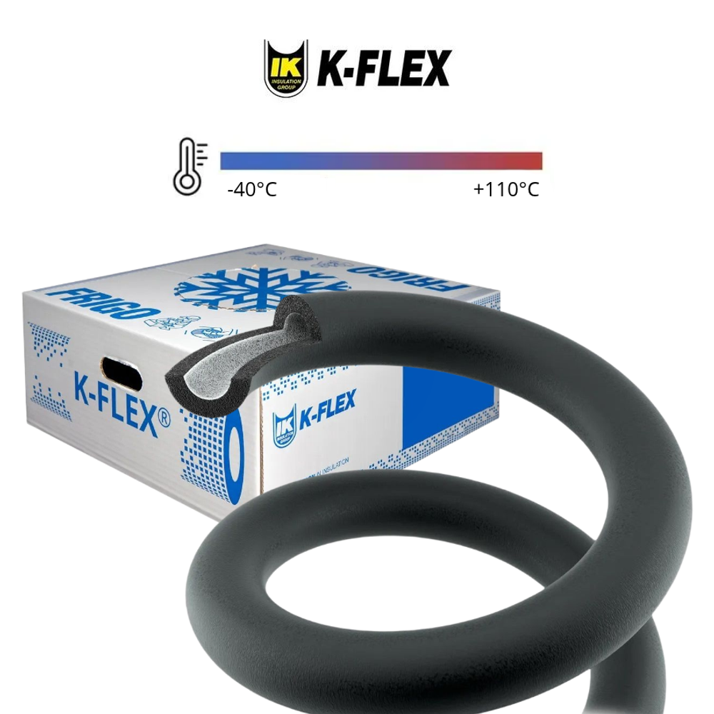 Изоляция для труб из вспененного каучука K-FLEX ST FRIGO (-40 ~ +110 °C)
