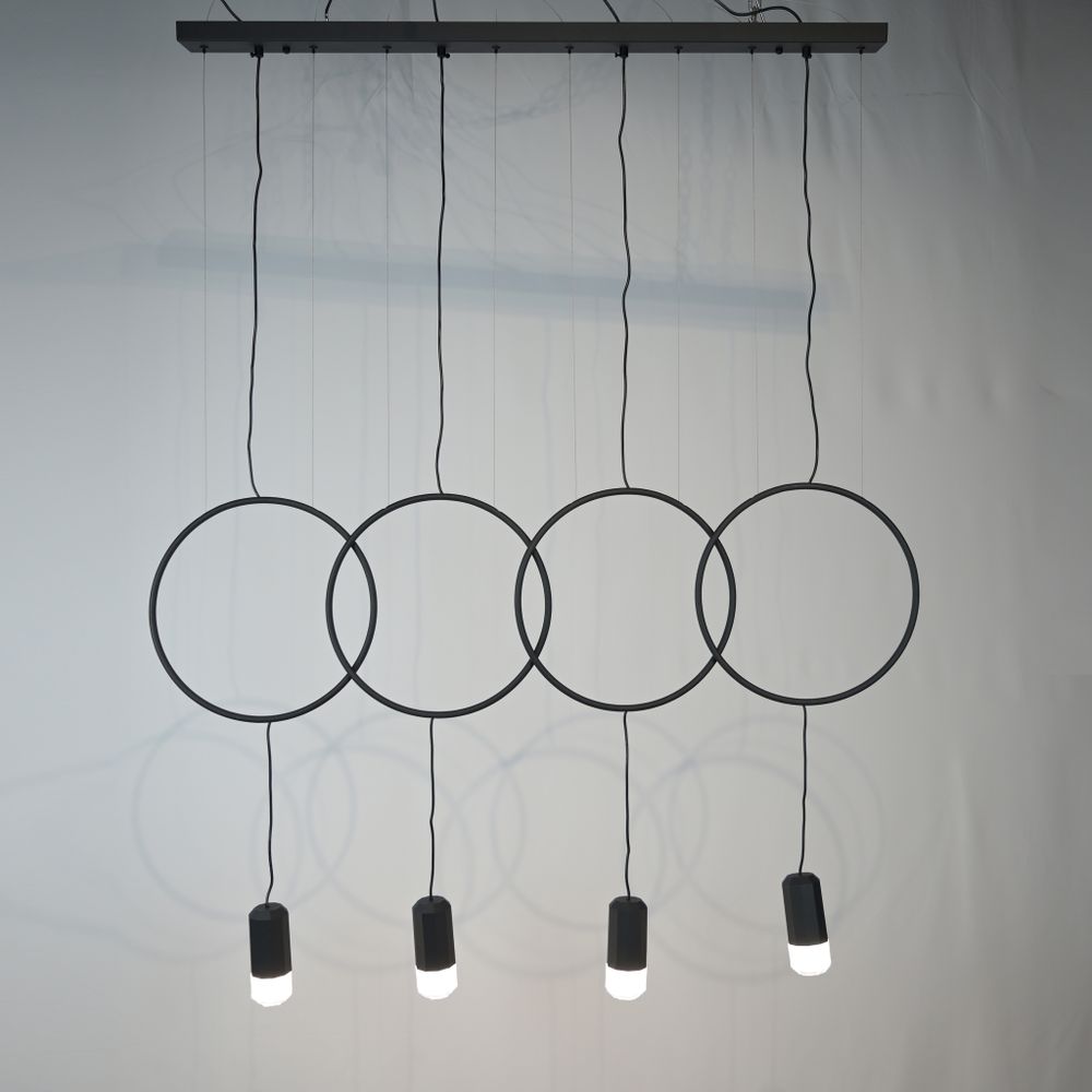 Подвесной светильник FORVET BLACK L4