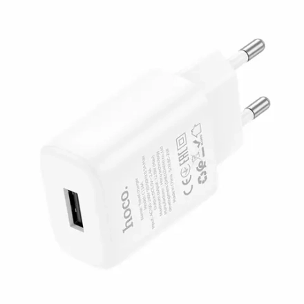 Сетевая зарядка 1-гнездо USB 5В 2.4А 12W HOCO C134A