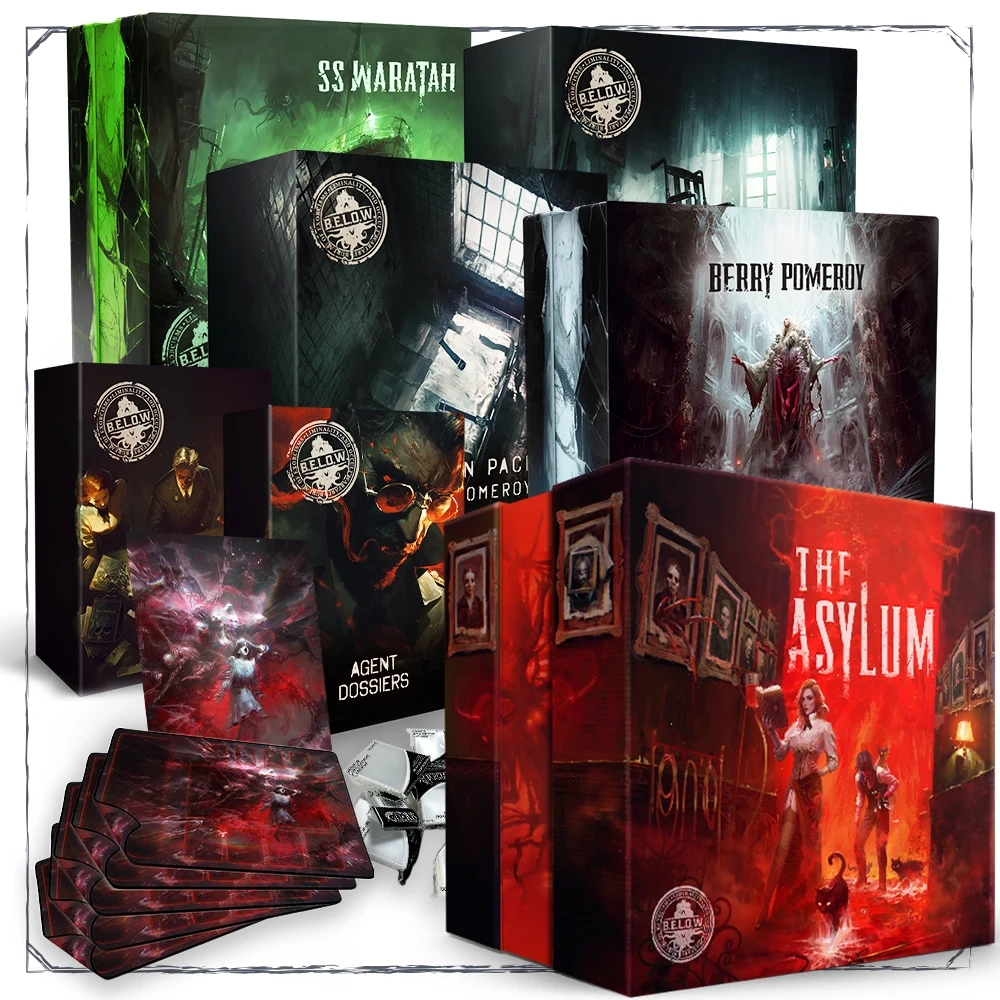 B.E.L.O.W.: The Asylum - настольная игра