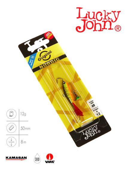 Балансир Lucky John NORDIC 4 с тр. 40мм/301RT блистер