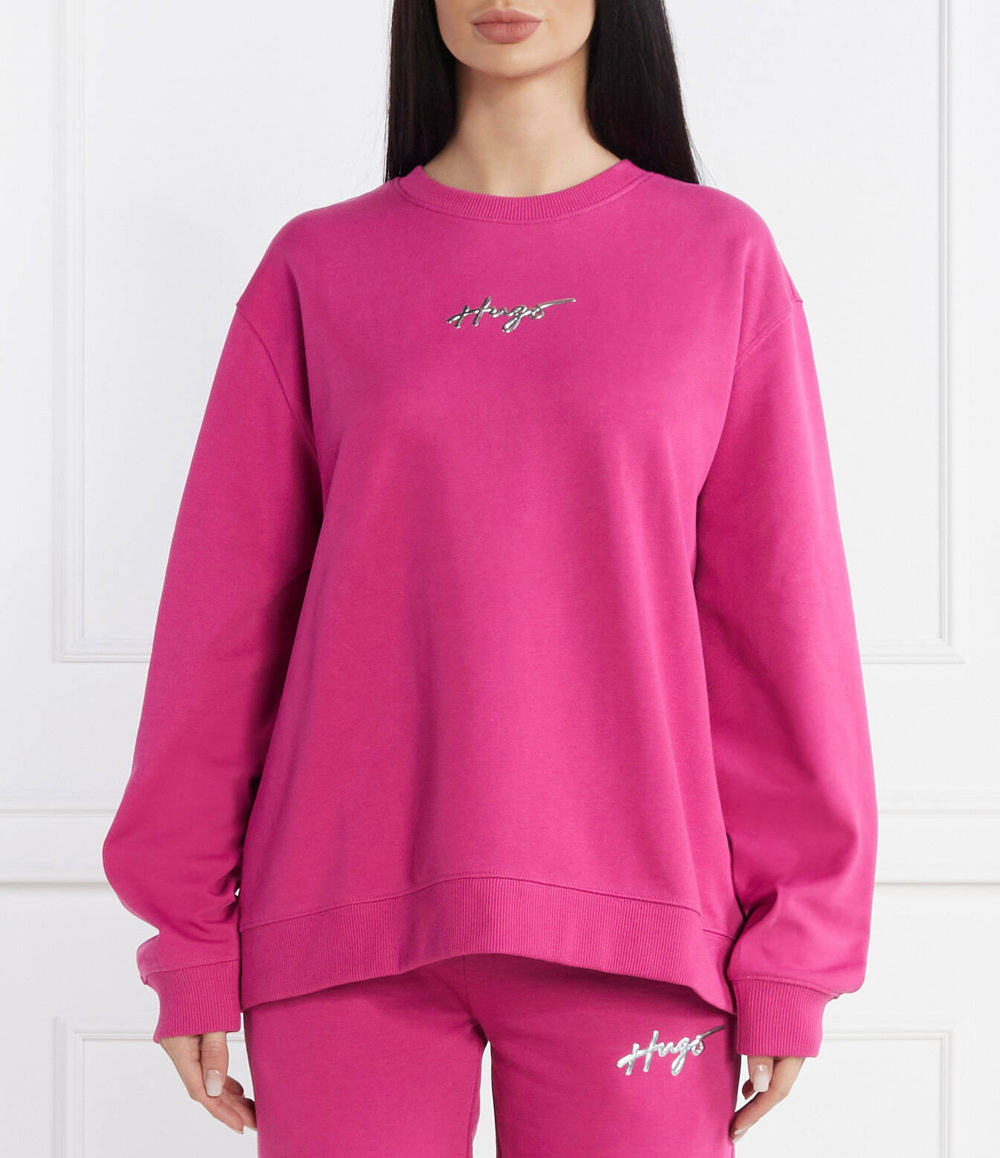 Худи Classic Crew_1 HUGO - фуксия(50508558)