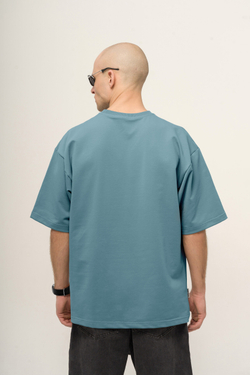 Футболка KUL'TURA OverSize "Basic" Блюстоун