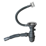 Мойка настол.монтаж 50х50 (3,0) вып 3 1/2  MIXLINE PRO с ФАСКОЙ 20см с сифоном (сатин)