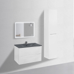 Тумба под раковину Vincea Mia 750 подвесная, 2 выкатных ящика soft close, G.White