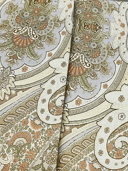 Постельное белье семейное Sartoria La Dama дамаско бежевое