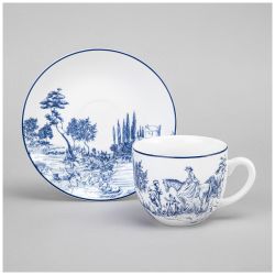 ЧАЙНЫЙ НАБОР LEFARD "NOVEL" НА МЕТАЛЛ. ПОДСТАВКЕ НА 4 ПЕР. 8 ПР. 220 МЛ (КОР=6НАБ.)