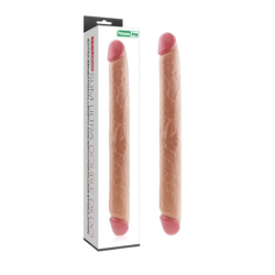 Двухголовый прямой фаллоимитатор Slim Ultra Double Dildo (42,5*4,5 см)