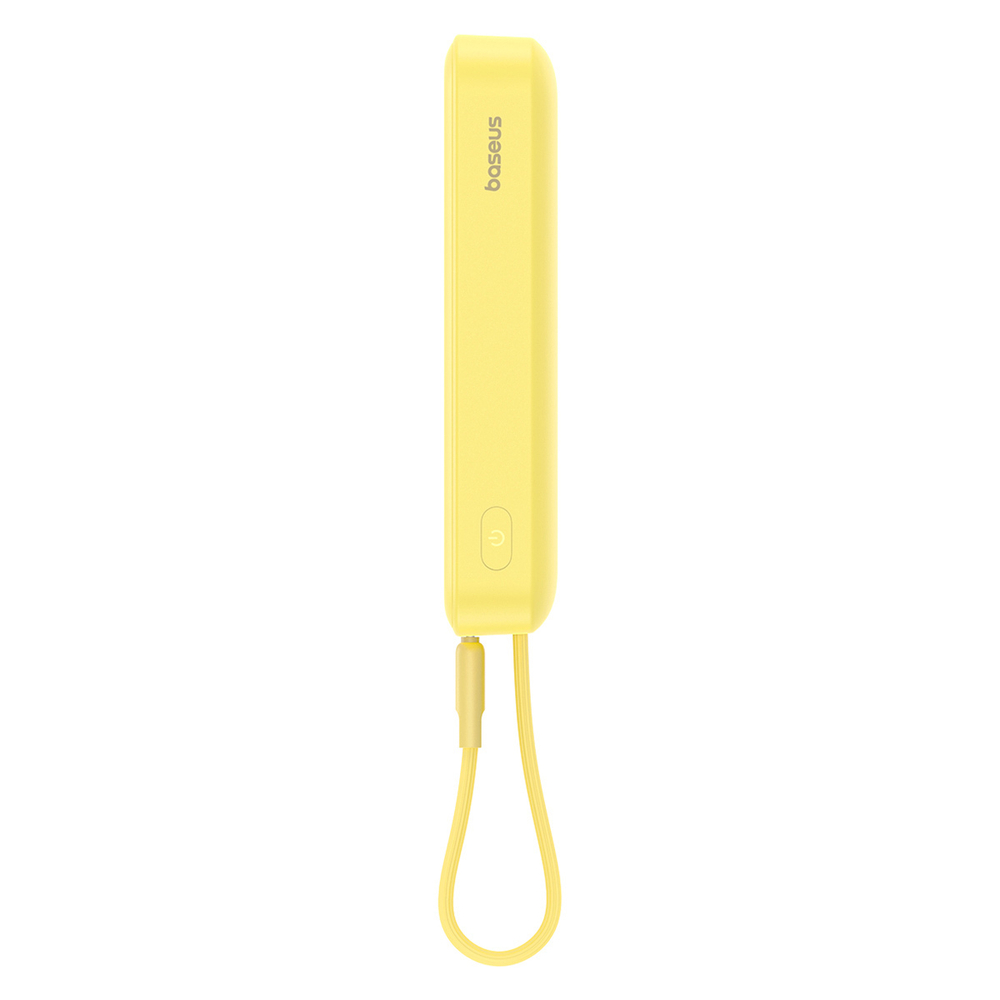 Внешний аккумулятор + Беспроводная зарядка Baseus Magnetic Mini Type-C Edition 2C+Qi 10000mAh 30W (MagSafe) - Lemon Yellow