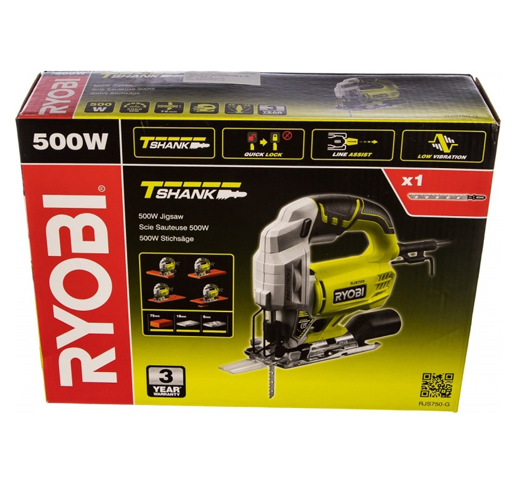 Лобзик электрический Ryobi RJS750G 5133002215