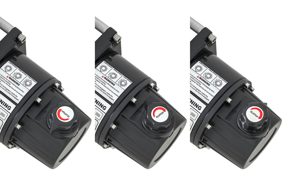 Лебёдка электрическая двухскоростная 12V Runva 12000 lbs 5443 кг (синтетический трос)