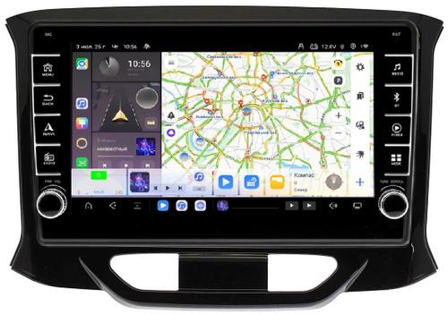 Магнитола для Lada Xray 2016+ - Kuberg OL-9064 (кнопки и крутилки) Android 13, Быстрая, CarPlay, 4G SIM-слот