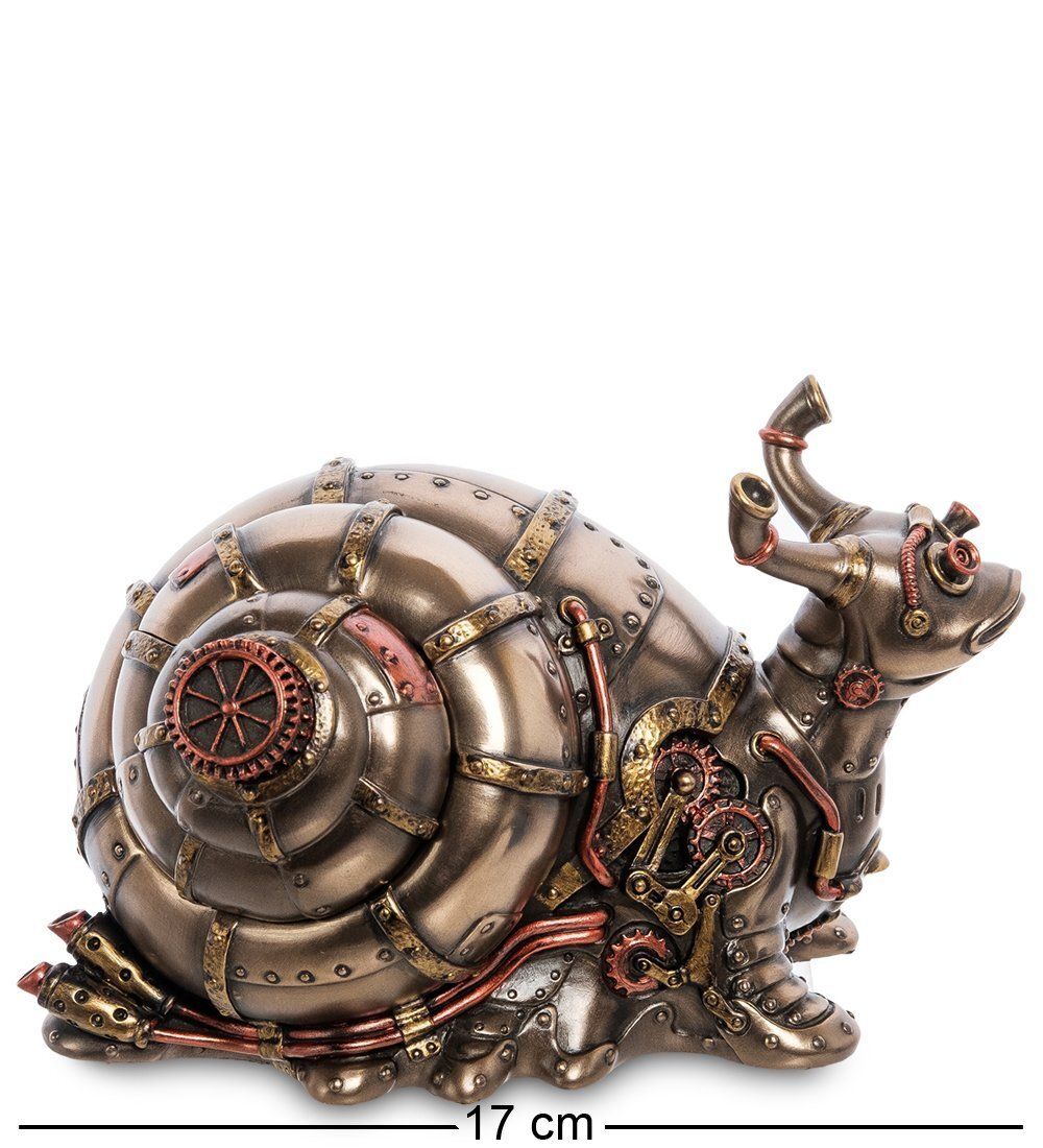 Veronese WS-1060 Статуэтка-шкатулка в стиле Стимпанк «Улитка»