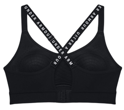 ТОП теннисный Under Armour Women's UA Infinity Mid Covered Sports Bra - black/white
